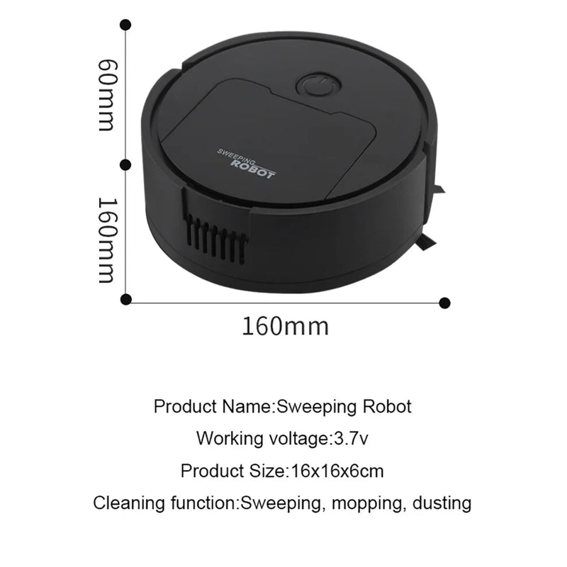 Robô totalmente automático sucção e varrendo mop doméstico inteligente três em um