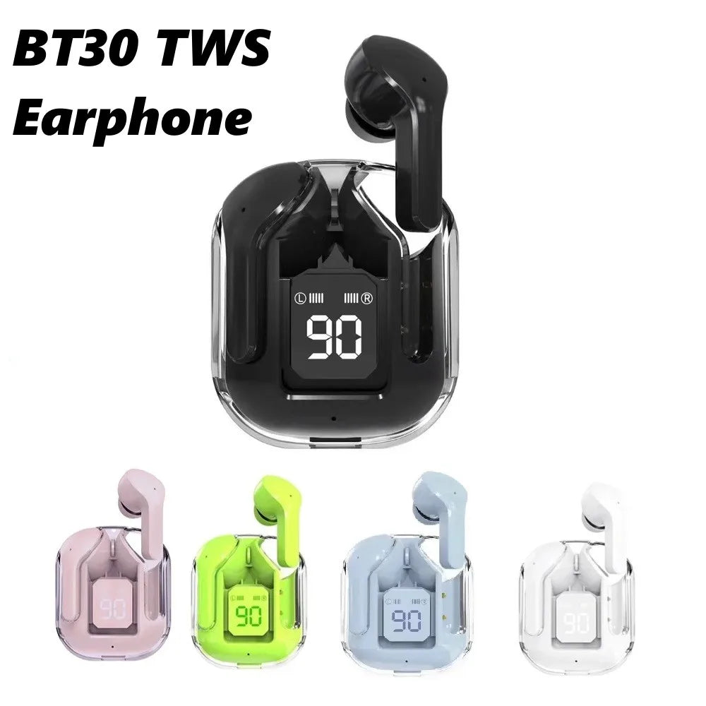 Fones de ouvido sem fio bt30 bluetooth 5.1