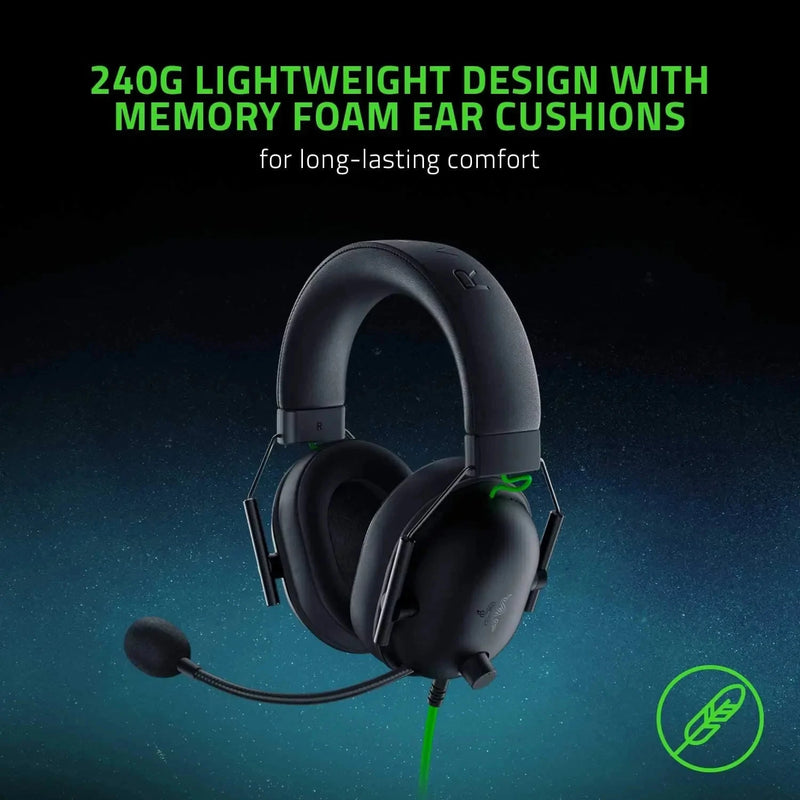 Fone de ouvido Razer BlackShark V2 X com fio